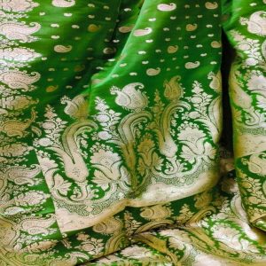 Green Banarasi Saree